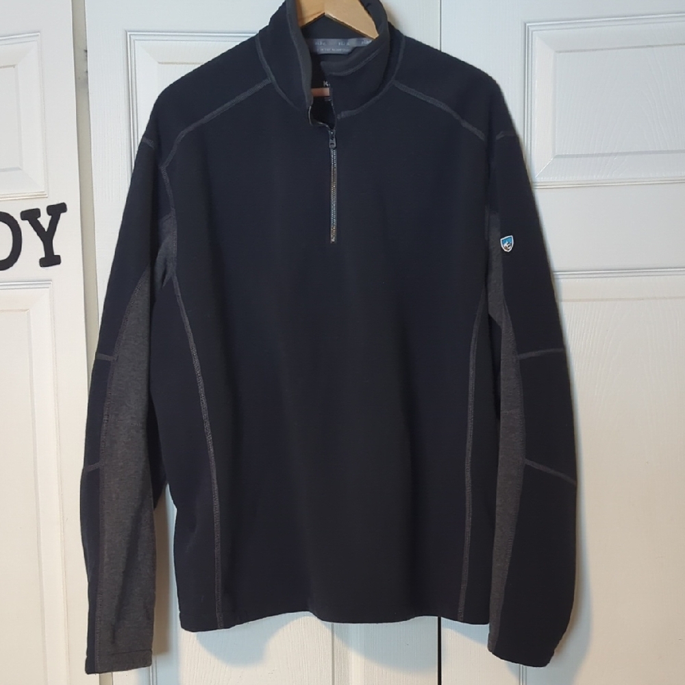 Kuhl Navy and Gray Quarter-Zip